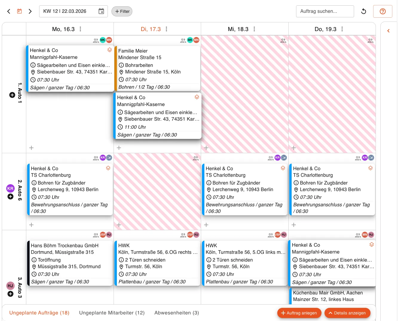 icon related to Auftragsplanung