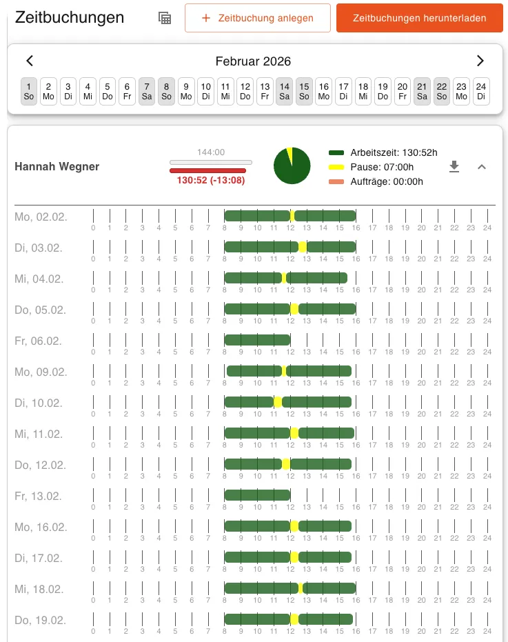 icon related to Zeiterfassung
